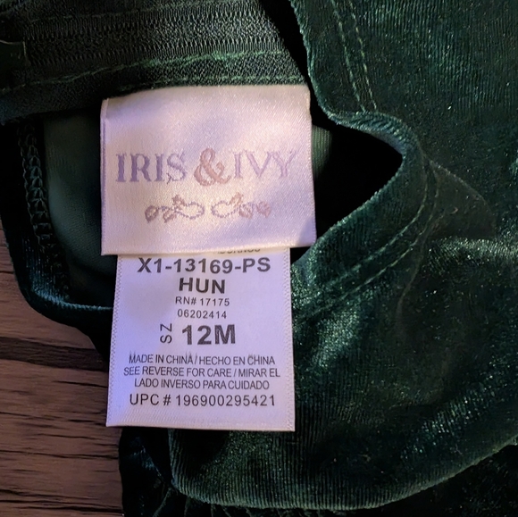 NWT! Iris & Ivy Plaid Stretch Velvet & Taffeta Party Dress - Picture 12 of 15